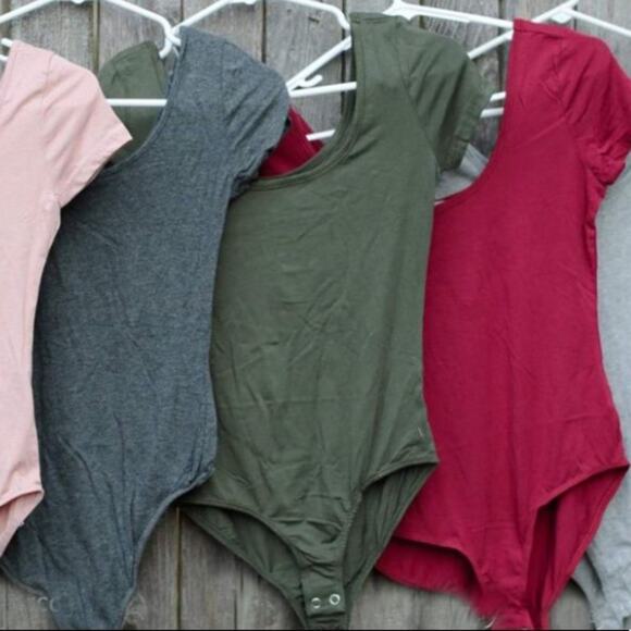 Short Sleeve Bodysuit Green - Picture 2 of 4